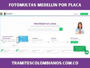 consulta de fotomultas Medellín por Placa